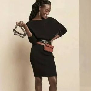 Banana Republic Colleta Off-Shoulder Sweater Dress